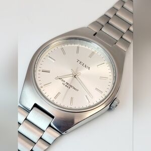 Telva by Crepha TS-2079 Quartz Men’s Watch Silver Dial